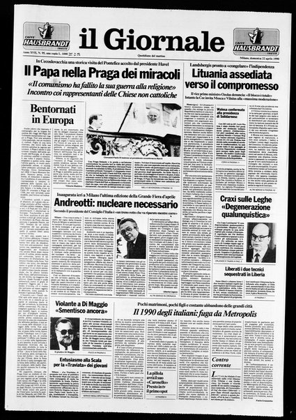 Il giornale : quotidiano del mattino